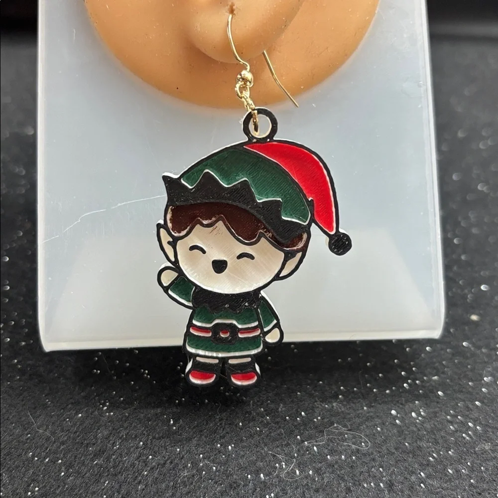 Adorable Christmas Elf Earrings